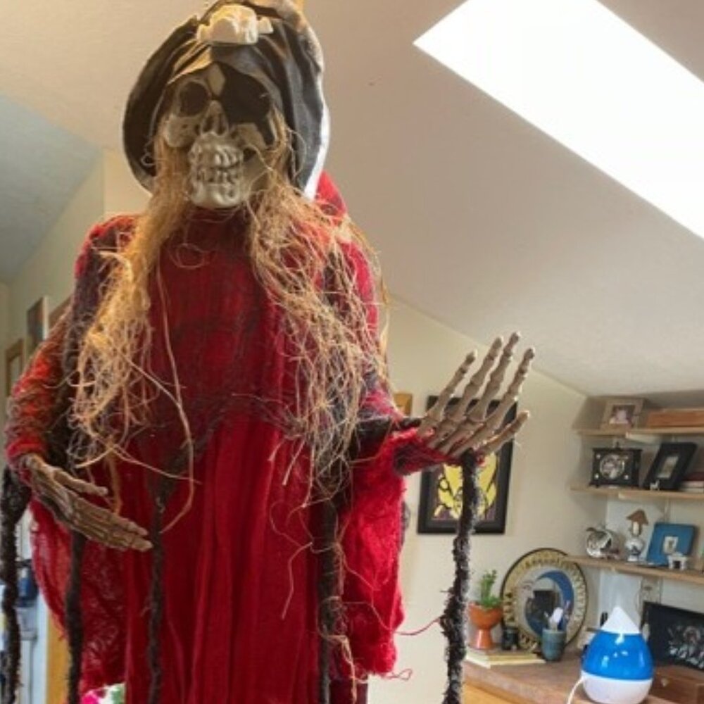 2 Spooky Halloween Hanging Skeleton Pirates (ready to ship for Halloween!) - Picture 7 of 14